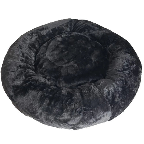Cama Nuvem GIGANTE C/ZIPER De Pelúcia Caminha Para Cães E Gatos 100x100 Redonda Fofinha Pet