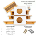 Playground Para Gato Com 9 Peças Reforçadas