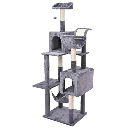 Arranhador/Casinha Formato Torre Para Gato