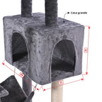 Arranhador/Casinha Formato Torre Para Gato