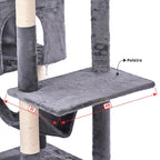 Arranhador/Casinha Formato Torre Para Gato