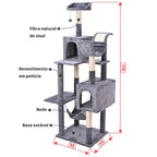 Arranhador/Casinha Formato Torre Para Gato