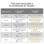 Playground Para Gato Com 9 Peças Reforçadas