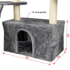 Arranhador Com Brinquedos e Casinha Para Gato