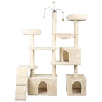 Arranhador Com Brinquedos e Casinha Para Gato