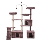 Arranhador Com Brinquedos e Casinha Para Gato