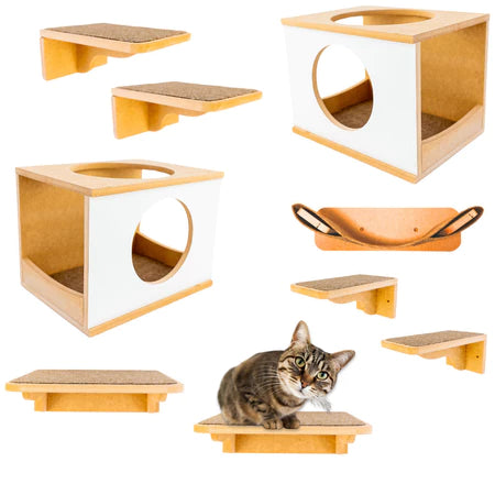 Playground Com 9 Peças Para Gato