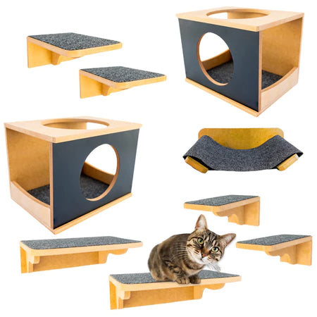 Playground Com 9 Peças Para Gato