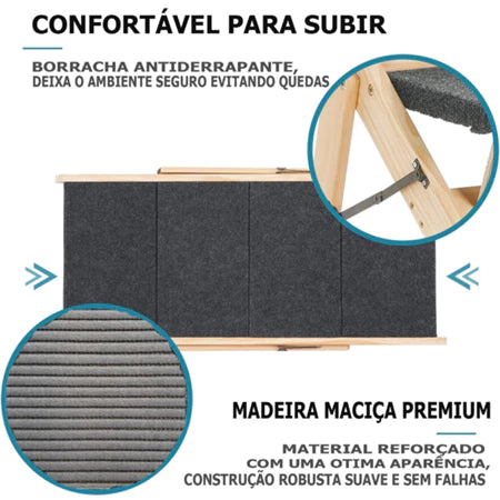 Rampinha para Animais Domésticos - Escada para Pet