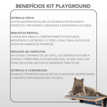 Playground Para Gatos 8 Peças